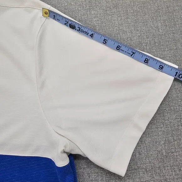 Florida Gators Air Jordan Polo Shirt Mens XL White Blue Football Golf Jumpman - Picture 14 of 16